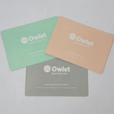 Owlet Smart Sock 2 Monitor Replacement Paperwork Instructions Reference Warranty
