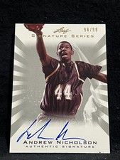 Andrew Nicholson 2012 Leaf Signature Series #BA-AN1 Silver /99 (AU, RC)