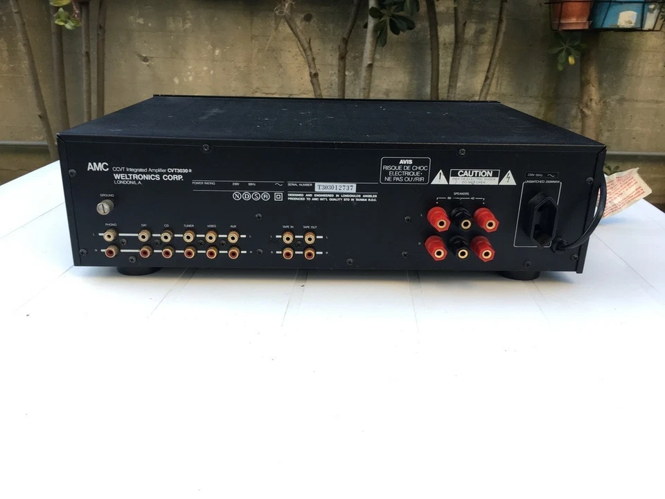 Amplificatore valvolare  AMC  CVT 3030a  inglese classe A - Immagine 4 di 4