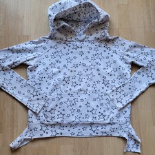 Frank Eileen Tee Lab Star Print Hoodie White Black Cotton Small Limited Editio