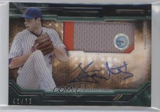 2015 Topps Strata Clearly Authentic Relics Green 43/75 Steven Matz Auto 0f8