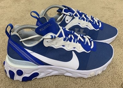 Nike React Element 55 Kentucky Wildcats Blue CK4840-400 Mens Size 7.5
