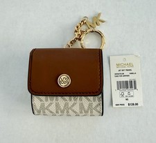 Michael Kors expandable AirPods Case with Keyring and MK Charm NWT