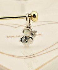Neu Original Pandora Festlicher Winter Opalisierender Schneemann Dangle Charm 792981C01
