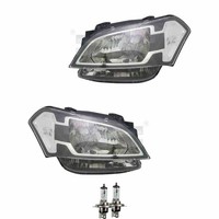 Scheinwerfer Set Links & Rechts H4 FüR KIA Soul AM Inkl. Osram Lampen
