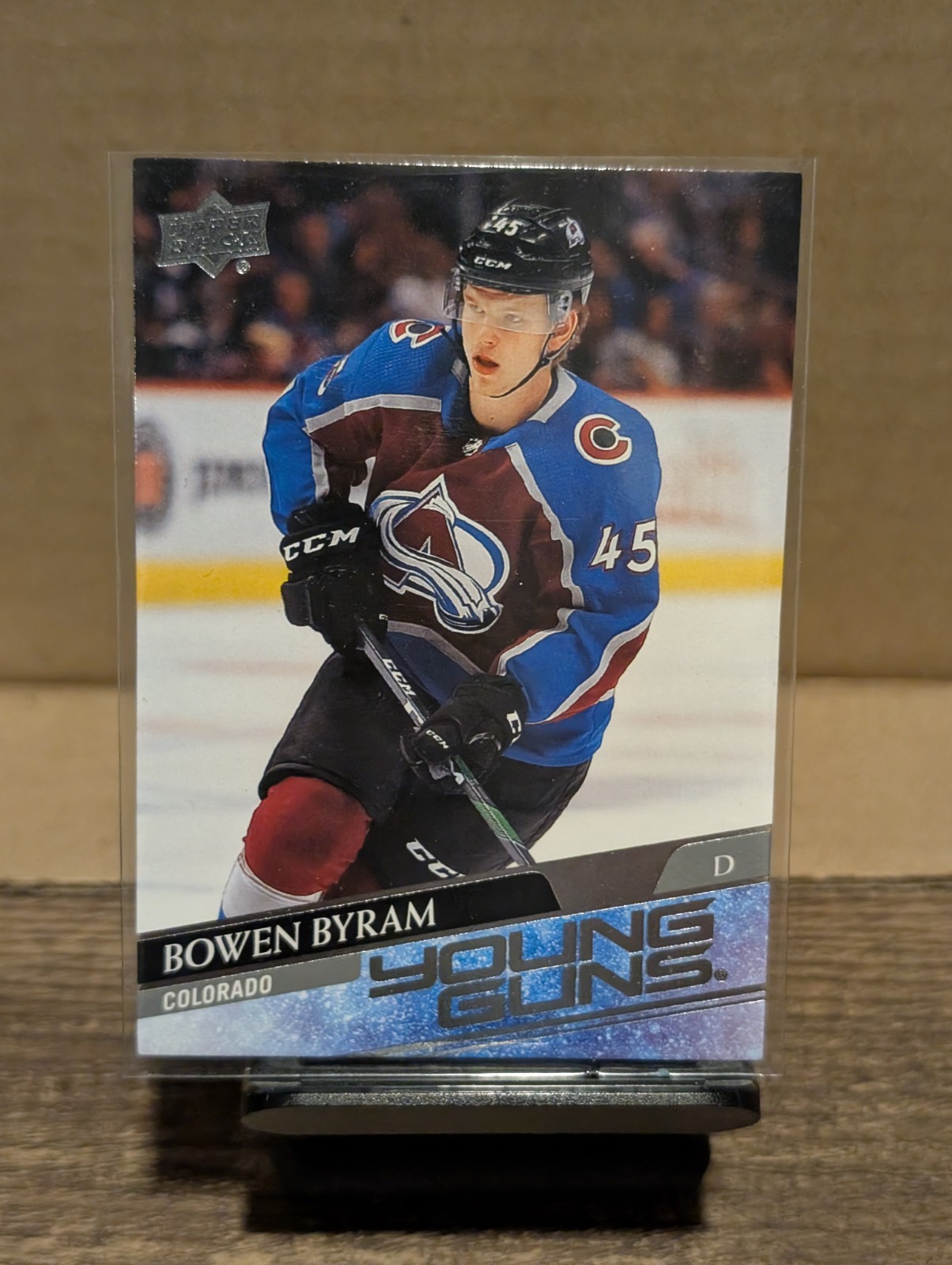 2020-21 Upper Deck Series 1 Bowen Byram Young Guns Rookie RC #205 Colorado Avs