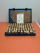 NEW WESTWARD PLUG AND PIN GAGE SET,MINUS, 82 PIECE 0.751"-0.832" 