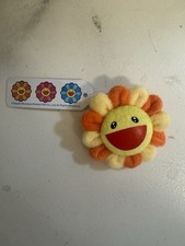 NWT Authentic Takashi Murakami Flower Plush Pin Orange