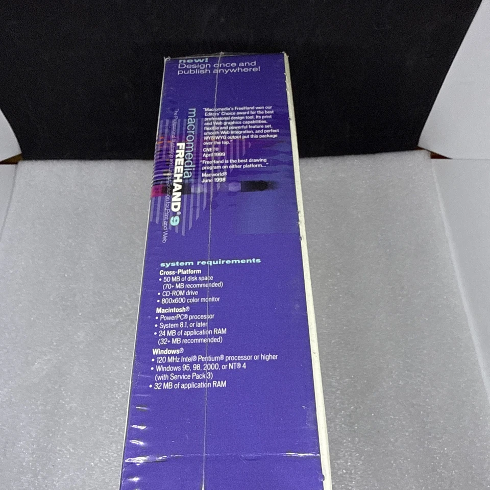 Macromedia Freehand 9  New Sealed Windows 98 / Windows NT Compatible - Image 4 of 4