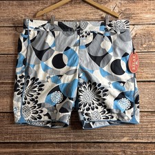 Tommy Bahama Board Shorts Mens 2XL XXL Lined Geometric MISSING DRAWSTRING READ