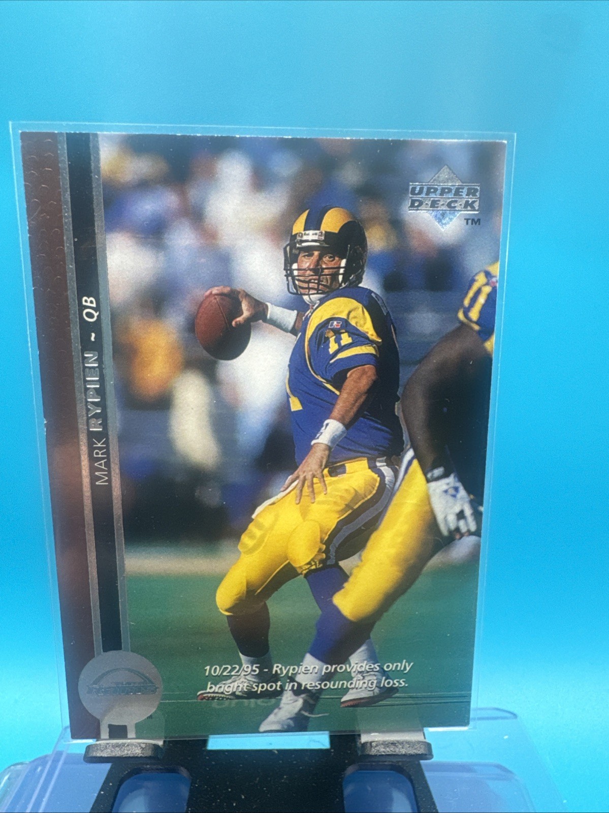 1996 Upper Deck - Mark Rypien #175 A44