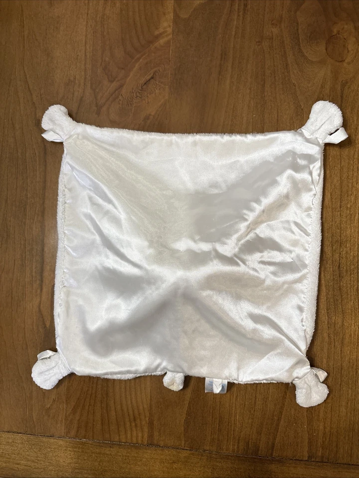 Gund Winky Blanco Cordero Oveja Bebé Lovey Manta de Seguridad Satinesnug Peluche Difícil de Encontrar Foto 3 de 4