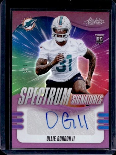 2025 Panini Absolute Ollie Gordon II Purple (RAW)