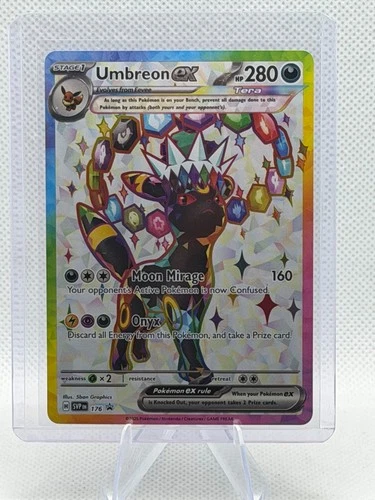 Umbreon EX - Promo SVP 176 - Terra Holo Full Art - Pokemon TCG - NM