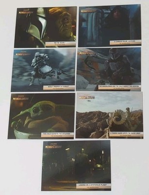 2020 TOPPS NOW STAR WARS The Mandalorian Trailer Set 7-card Season 2 NM +