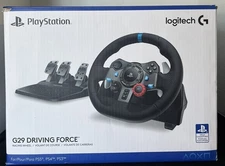 Logitech G29 Driving Force Racing Wheel and Pedals Driving Sim. Wheel Black