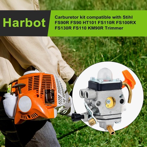 FS90R Carburetor for Stihl FS110R FS100 FS90 KM90R FS 90 R KM90 FS100RX ...