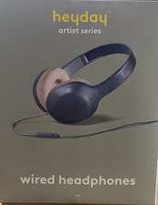 Heyday Wired Headphones Marvin Chang Artist Series Pink Blue 3.5mm