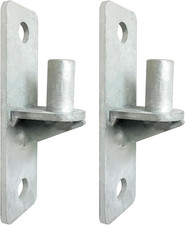 Wall Mount Gate Hinge 2 Pack Chain Link Fence Gate Hinges Heavy Duty Farm Gate H