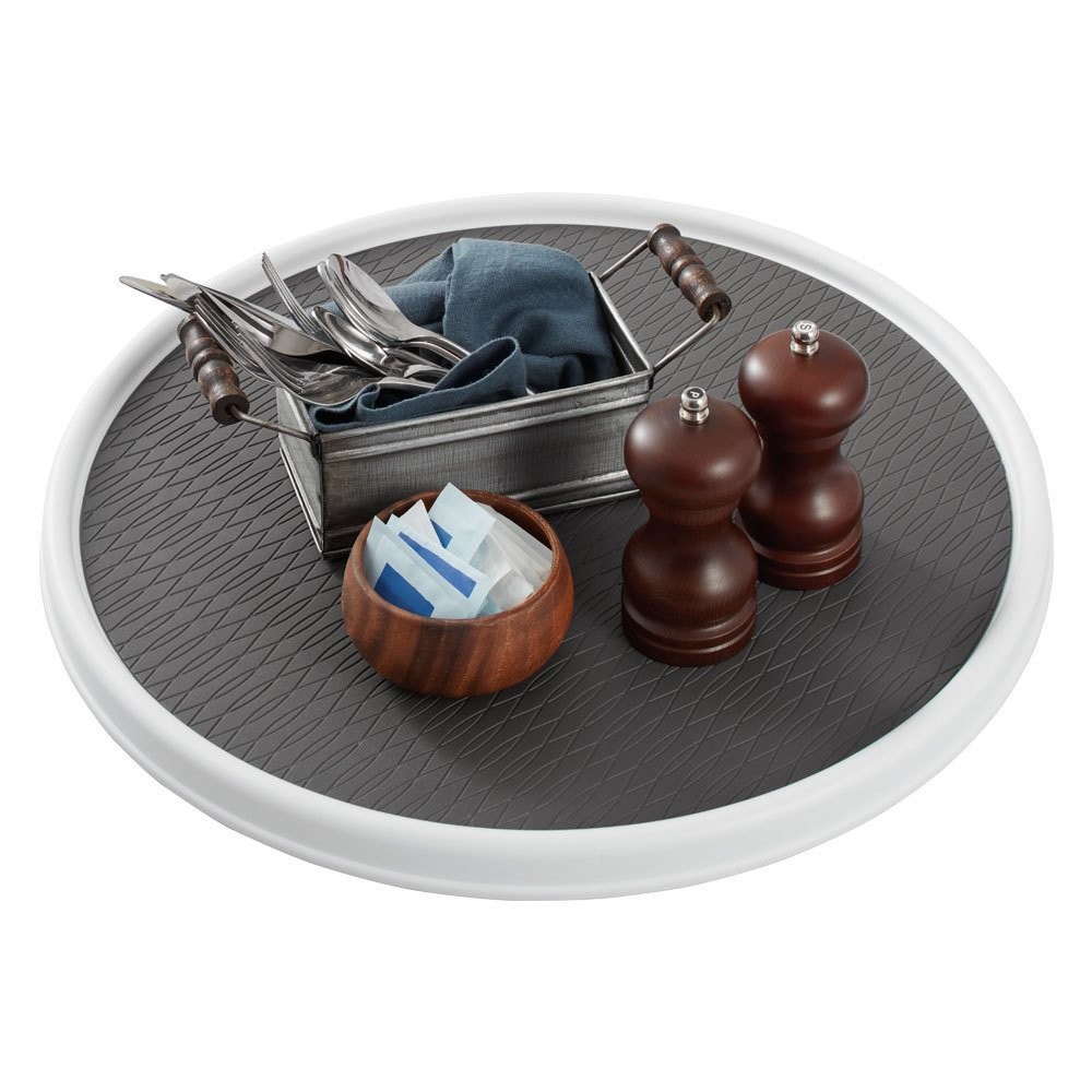 18-Inch Lazy Susan Turntable Organizer, Non-Skid Pantry or Cabinet