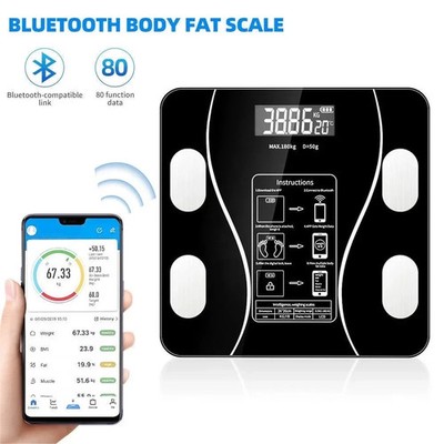 Smart Scale for Body Weight BMI Bluetooth Body Fat Scale Digital Bathroom Scale