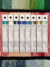 R&F Pigment Sticks Oil Paint Lot Of 8 All Brand New Never Used 38ml Tubes