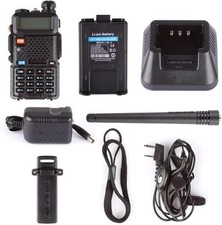 Police Fire Radio Scanner Handheld Transceiver Portable Antenna Dual Band Radio