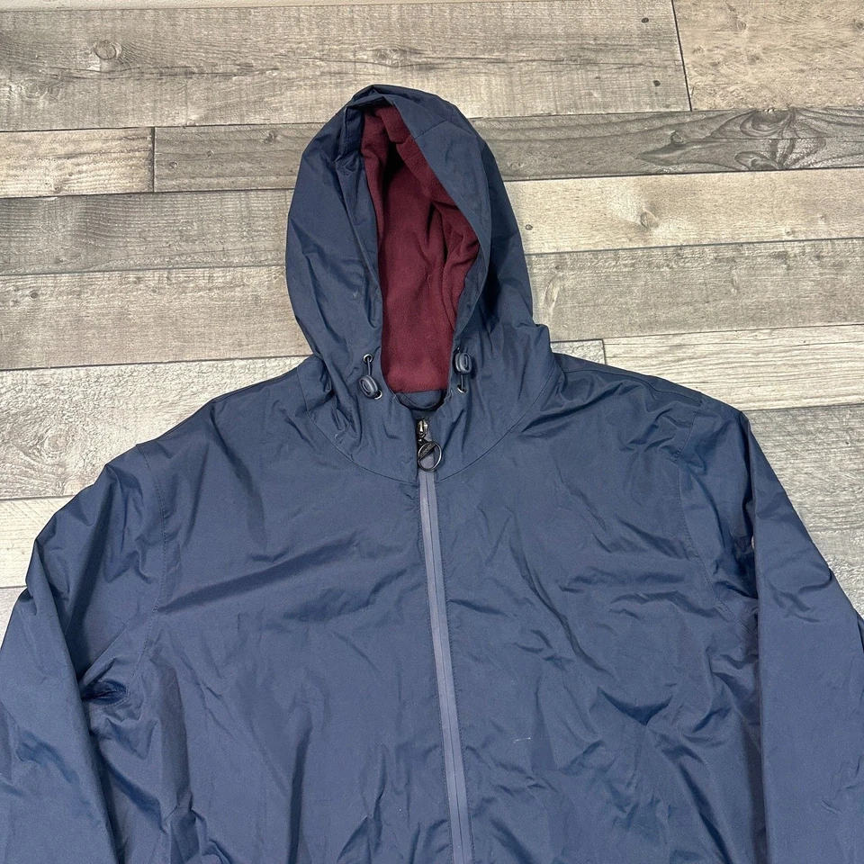 Guinness Jacket Coat Hooded Rain Hiking Walking Blue Mens XL - Image 3 of 4