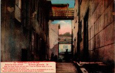Sous-le-Cap Street Quebec Canada Vintage Postcard