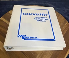 1978 Corvette Assembly Instruction Manual Binder- Mid America 