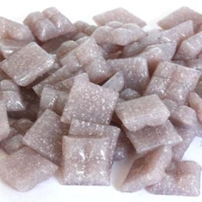 Lavender Purple Vitreous Glass Mosaic Tiles  - 100 Tiles - 3/8 inch 