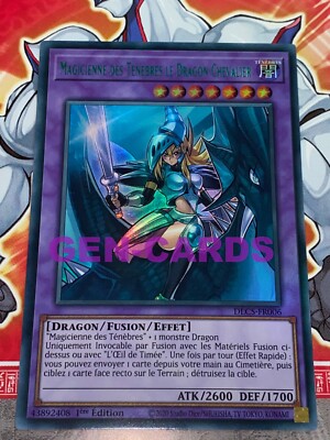Carte Yu-Gi-Oh! En Métal – Magicienne Des Ténèbres (édition Limitée)