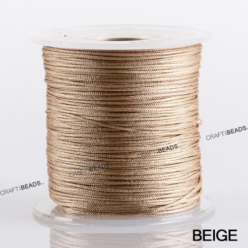 0.8mm Superior Quality Nylon Chinese Knot Cord Shamballa Macrame Beading 100Yard - Picture 11 of 34