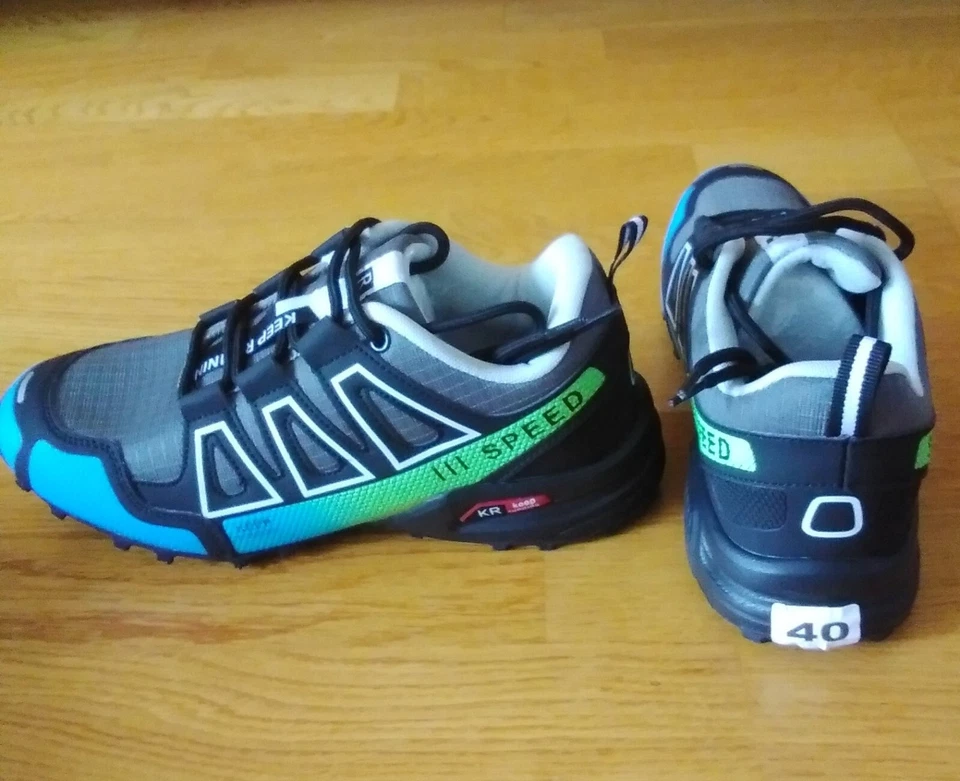 Wanderschuhe Damen Größe 40 entspricht Größe 39 -neu- schwarz/blau