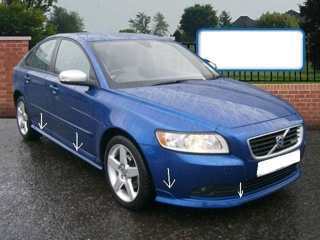 VOLVO S40 after facelifting ( 2007 - 2012 ) R-DESIGN - BODY KIT