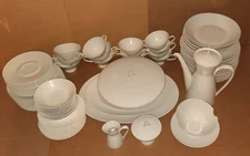 Dinnerware Rosenthal - Continental Germany "Classic Modern White" Assorted