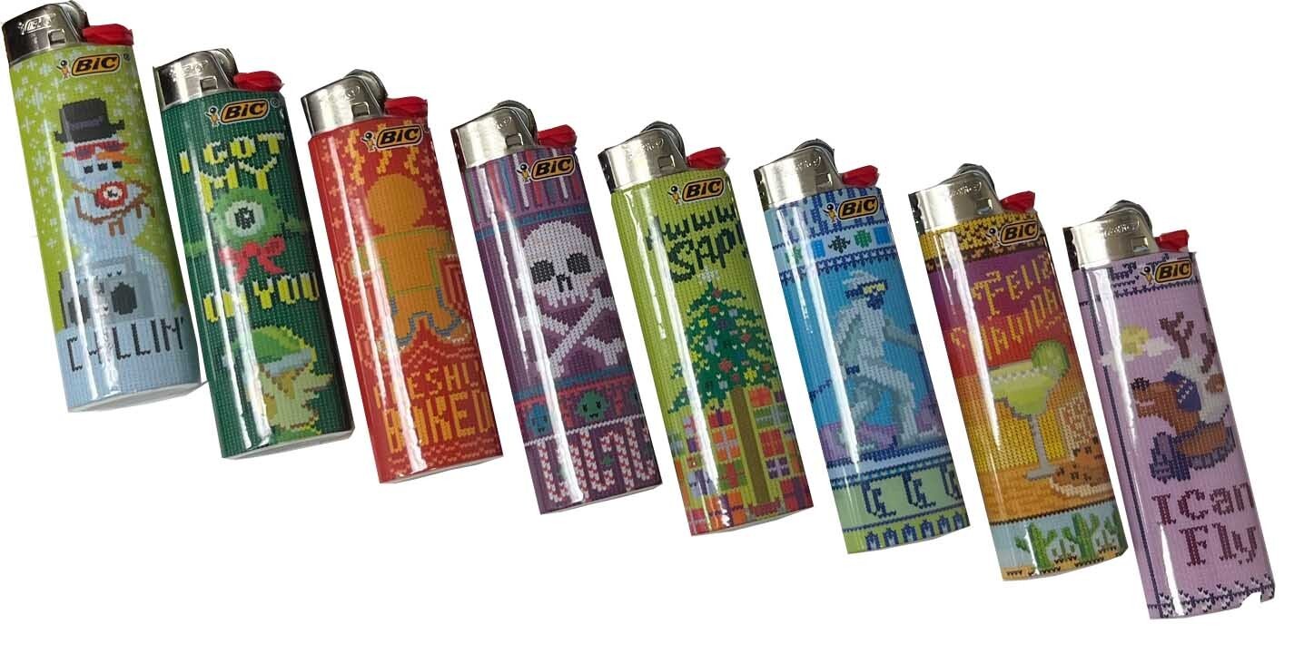 S Pack Of 8 Lighters Loose