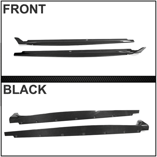Para Audi A5 S5 2020-2021 carbono faldones laterales listones laterales umbral accesorios - Imagen 11 de 12
