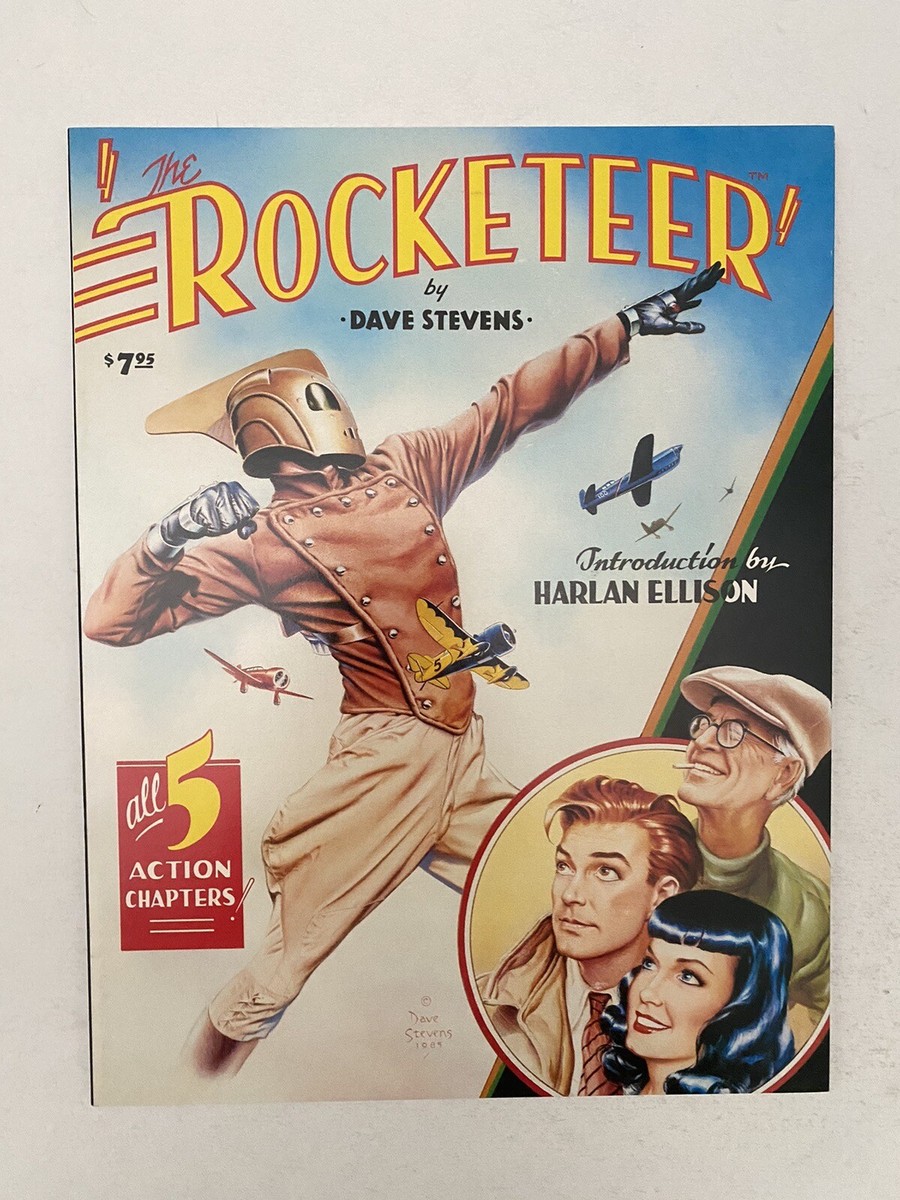 The Rocketeer by Dave Stevens Vintage Graphic Novel Harlan Ellison