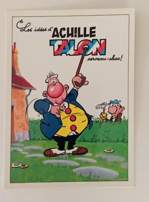  AK Ansichtskarte Les ideas Achille Talon Cerveau Schock GREG 1984 Dargaud 