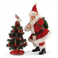 Possible Dreams 2015 Tree Toppler Clothtique Santa Set/2 4046495 Dept 56 Possible Dreams 2015 Tree Toppler Clothtique Santa Set/2 4046495 Dept 56