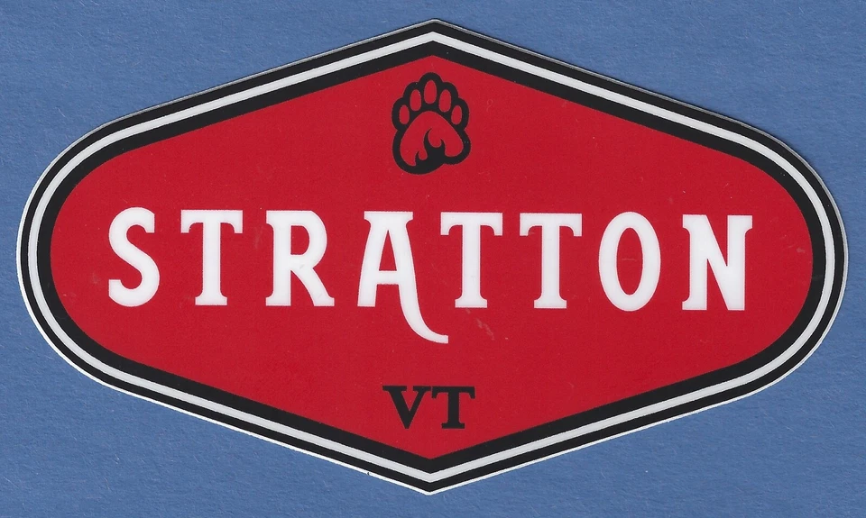 STRATTON MOUNTAIN VERMONT SKI SNOWBOARD RESORT AREA STICKER DECAL