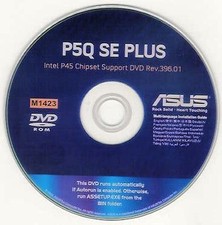ASUS P5Q SE PLUS Motherboard Drivers Installation Disk M1423