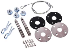 JEGS 79124 Hood Pin Kit For 1970-1972 Chevy Chevelle SS, El Camino SS