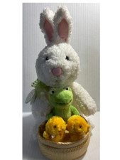 Hallmark Musical Animated Spring Quartet "At the Hop" Bunny, frog  chicks