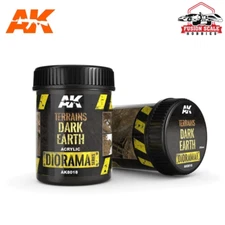 AK Interactive Terrains Dark Earth Texture 250ml