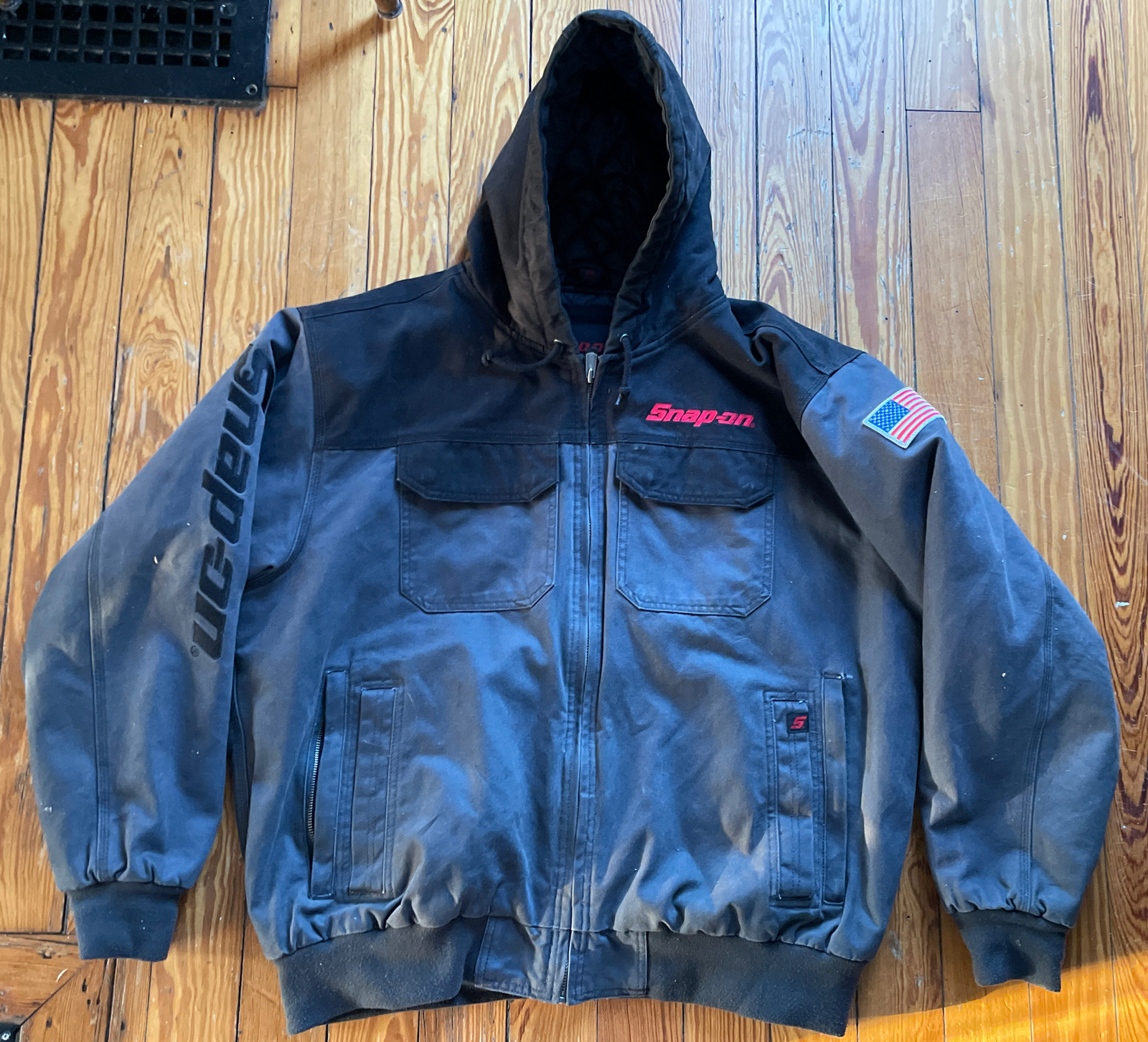Snap-On Tools Hooded Insulated Jacket 
