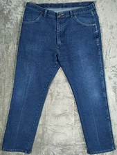 Wrangler Jeans Mens 38x30 Regular Fit Straight Leg Blue Med Wash Denim
