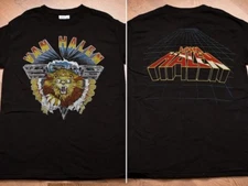 Van Halen Live 1982 Diver Down Tour T-Shirt, 1982 Van Halen Lion Logo T-Shirt