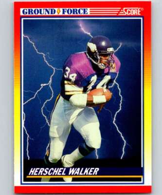 1990 Score #561 Herschel Walker Minnesota Vikings Football Card NM